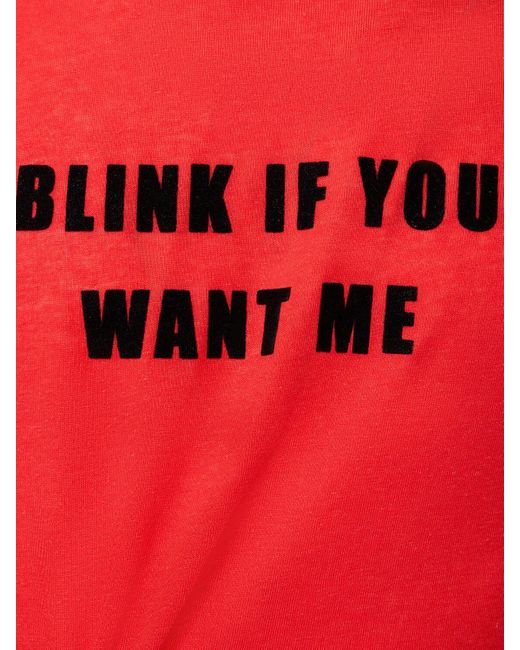 Jaded London Pink Blink If You Want Me Viscose T-shirt for men