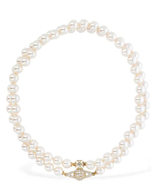 Vivienne Westwood Multicolor Zweireihige Perlenkette "graziella"