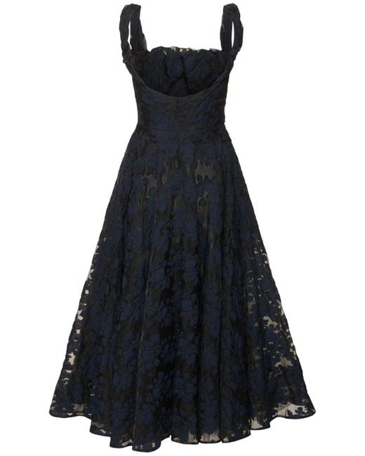 Vivienne Westwood Black Midikleid Aus Viskose "chichi"
