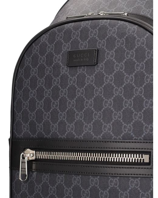 Gucci Gray gg Supreme Canvas Backpack for men