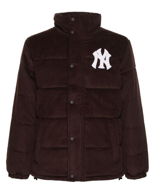 KTZ Brown New York Yankees Mlb Puffer Jacket for men