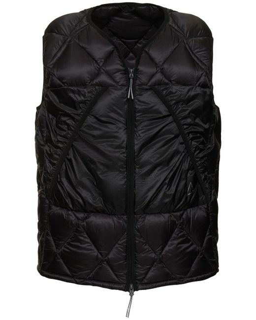 Roa Black Light Down Vest for men