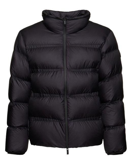 メンズ Moncler Masac ナイロンダウンジャケット Black