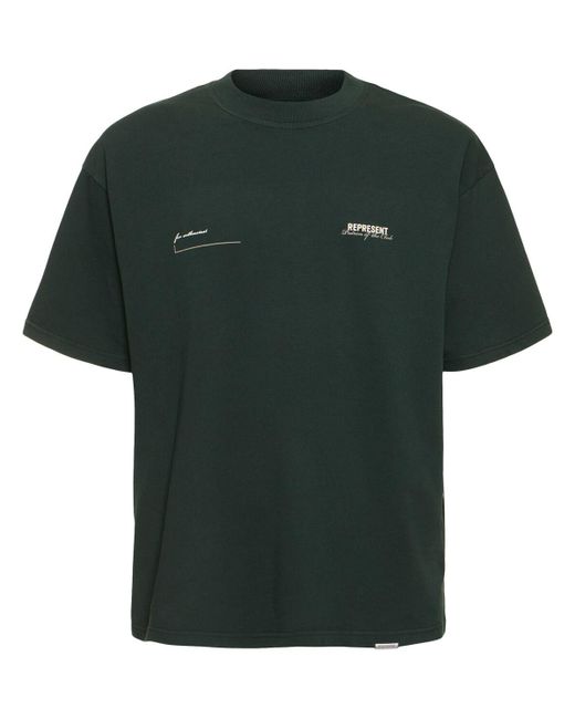 Represent T-shirt "patron Of The Club" in Green für Herren