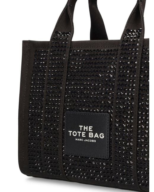 Marc Jacobs Black Tasche Aus Canvas "the Small Tote"