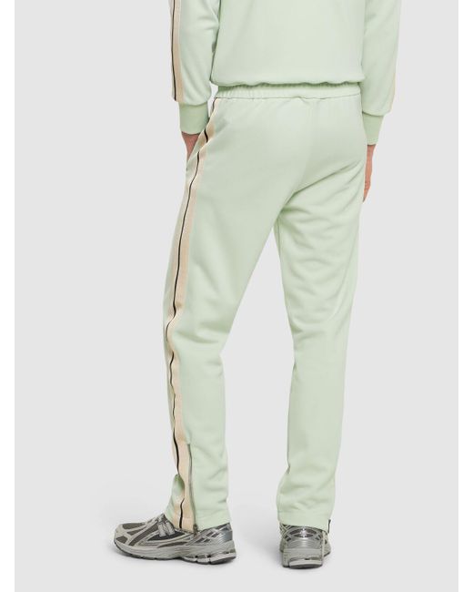 Pantalones deportivos de techno ta Palm Angels de hombre de color Green