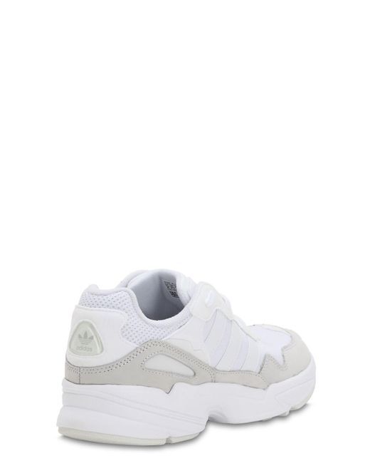 adidas Originals Yung-96 Leather & Mesh Sneakers in White for Men - Lyst
