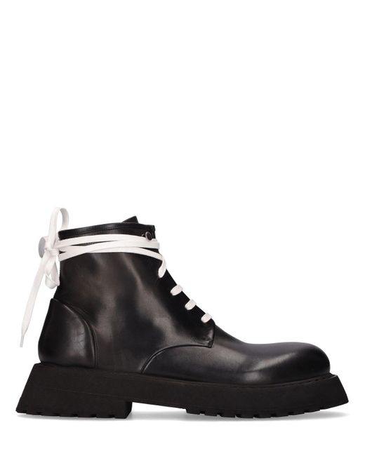 Marsèll Micarro Leather Lace-up Boots in Black for Men | Lyst