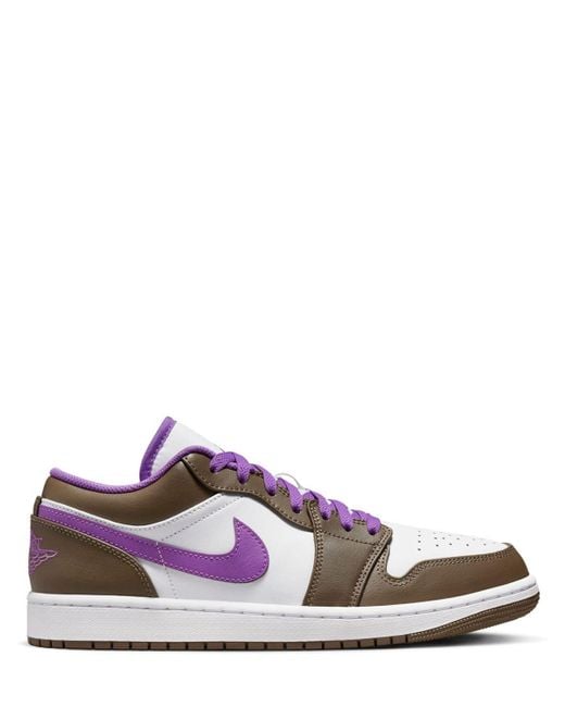 Nike Purple Air Jordan 1 Low Sneakers for men