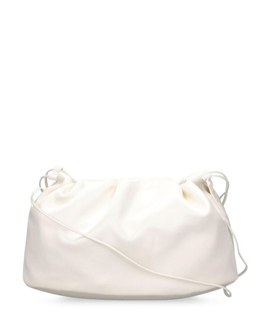 Loulou Studio Natural Mireille Viscose & Silk Satin Bag