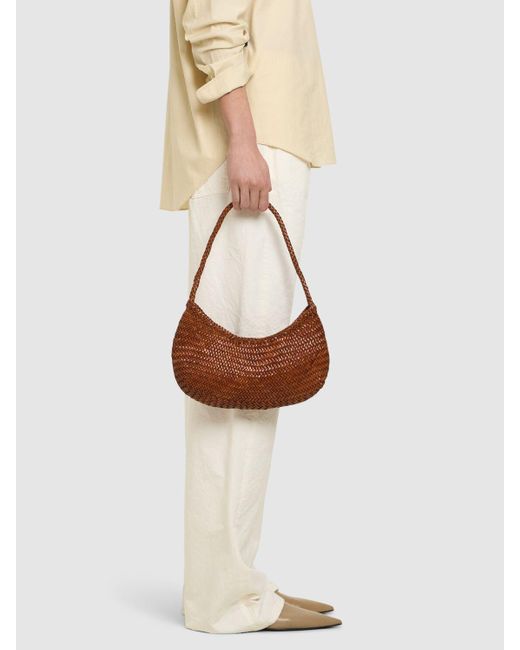 Dragon Diffusion Nova Luna レザーショルダーバッグ Brown