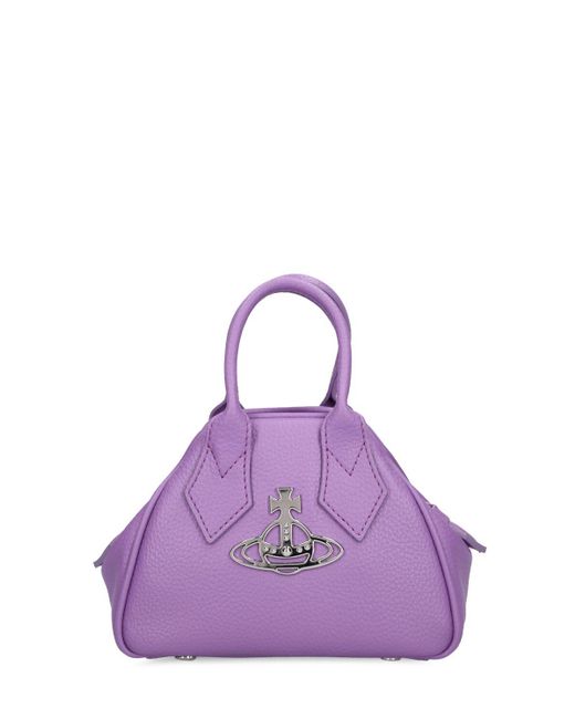 Bolso mini yasmin de lona Vivienne Westwood de color Purple