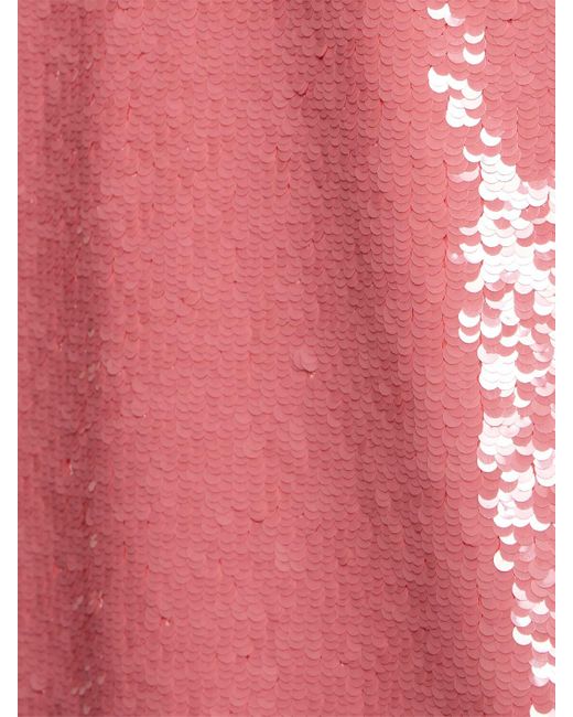 J.W. Anderson Pink Mini-etuikleid Mit Pailletten