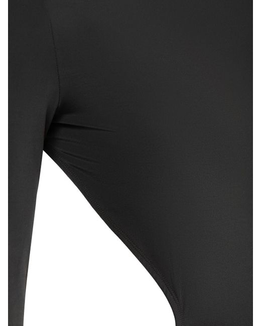 Vestido corto de nylon Balenciaga de color Black
