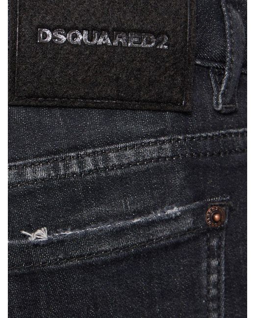 Jeans skinny vita bassa jennifer in denim di DSquared² in Blue