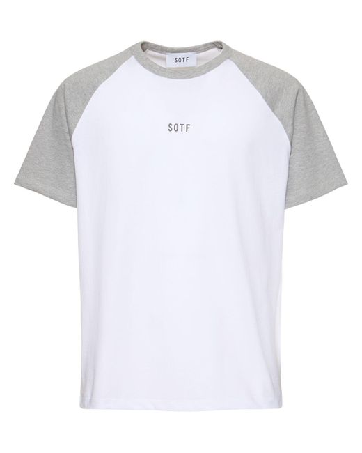 Sotf ベースボールロゴtシャツ White