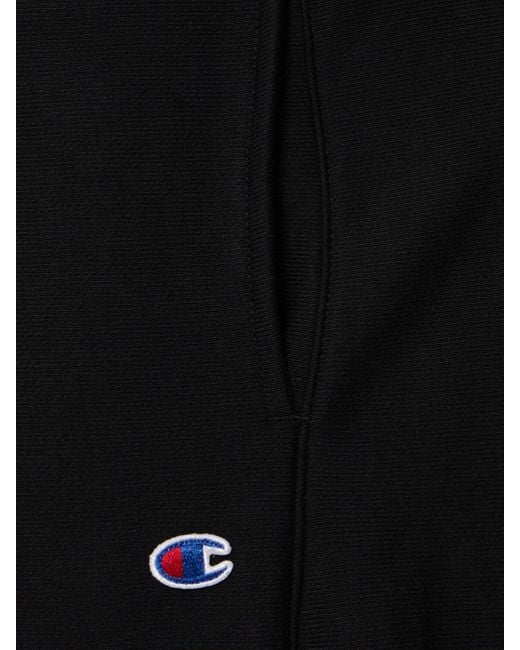 Champion Black Elastic Cuff Pants for men