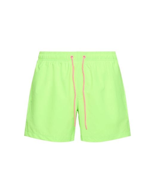 Bañador shorts de secado rápido Sundek de hombre de color Green