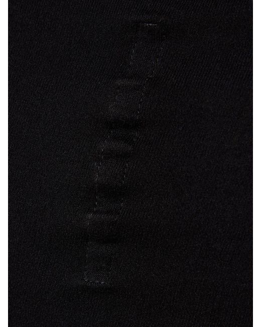 Crop top à épaule torsadée sienna Rick Owens en coloris Black
