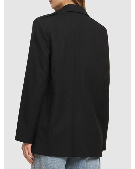 THE GARMENT Black Pluto Viscose Blend Blazer