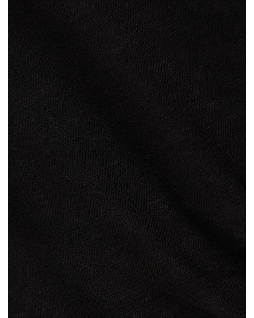 T-shirt in jersey di cotone di Wardrobe NYC in Black