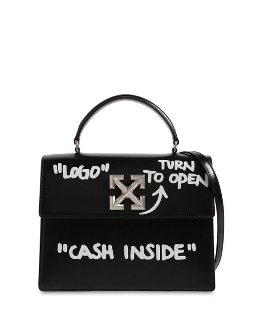 Off-White c/o Virgil Abloh Black 'Itney 1.4 Cash Inside' Handtasche