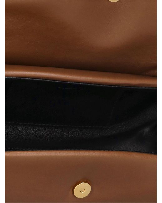 Bolso de hombro pequeño cannolo acolchado Jil Sander de color Brown