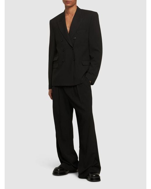 Pantalones de traje de techno Jaded London de hombre de color Black