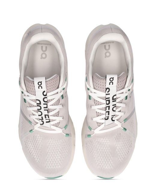 On Shoes White Sneakers "cloudsurfer"