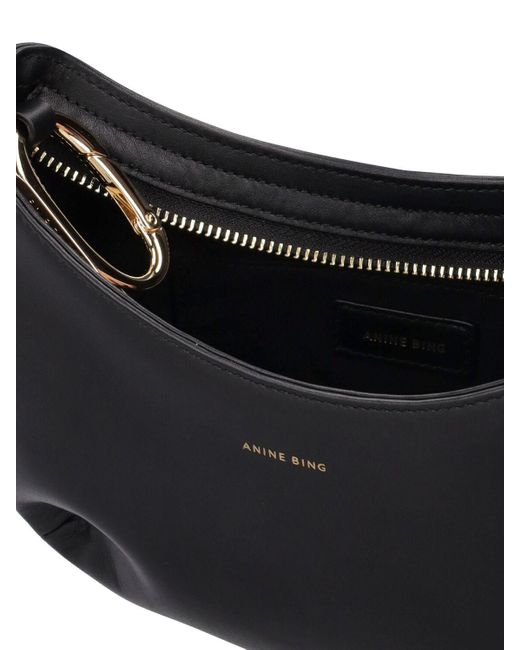 Anine Bing Black Mini Handtasche Aus Leder "jody"