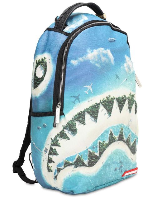 Sprayground Multicolor Shark Island Pvc Backpack for men
