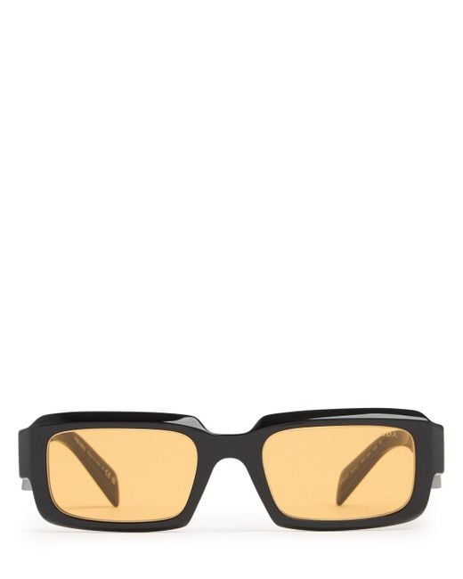 Occhiali da sole catwalk in acetato di Prada in Black