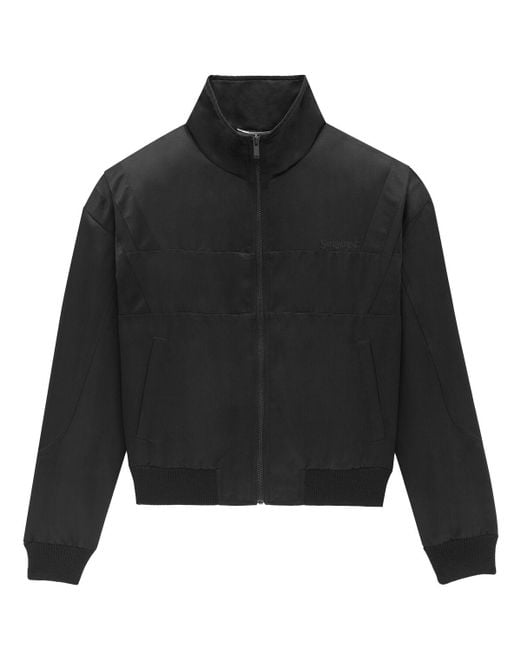 Saint Laurent Black Teddy Viscose & Silk Jacket for men