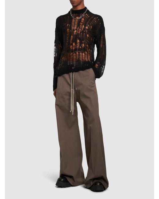 Pantalon ample en coton stretch bela Rick Owens pour homme en coloris Brown