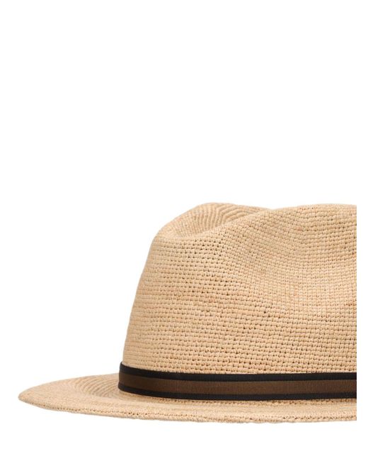 メンズ Borsalino Argentina ストローパナマハット Natural