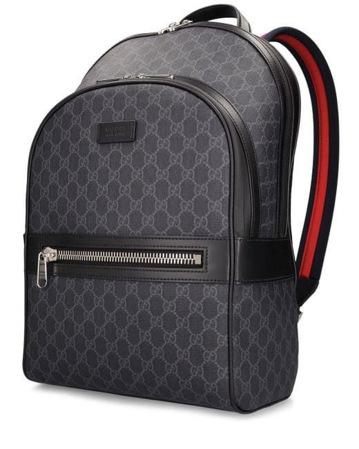 Gucci Gray gg Supreme Canvas Backpack for men
