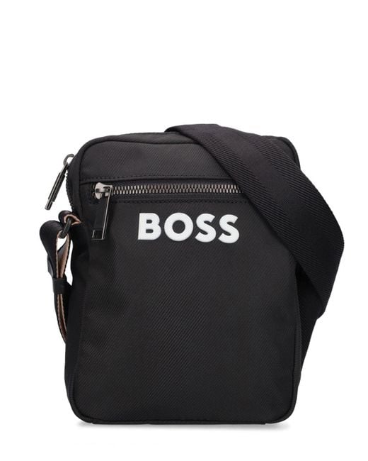 Boss Umhängetasche Mit Logo "catch" in Black für Herren