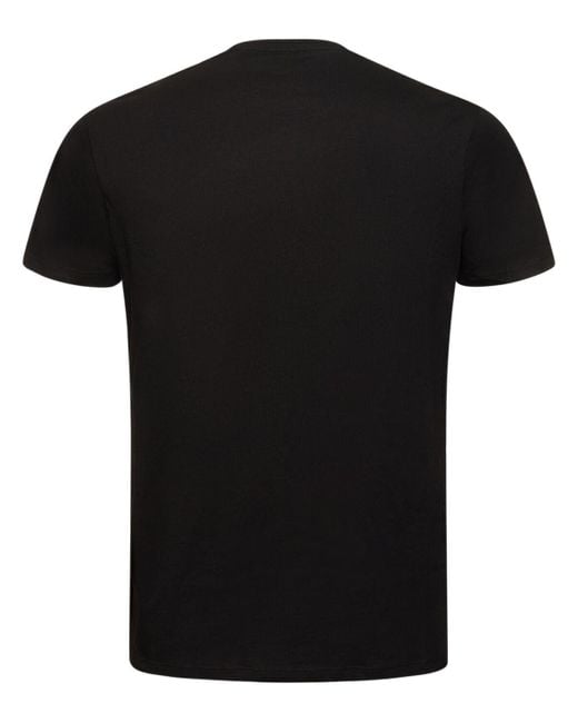 Lot de 3 t-shirts en jersey de coton DIESEL pour homme en coloris Black