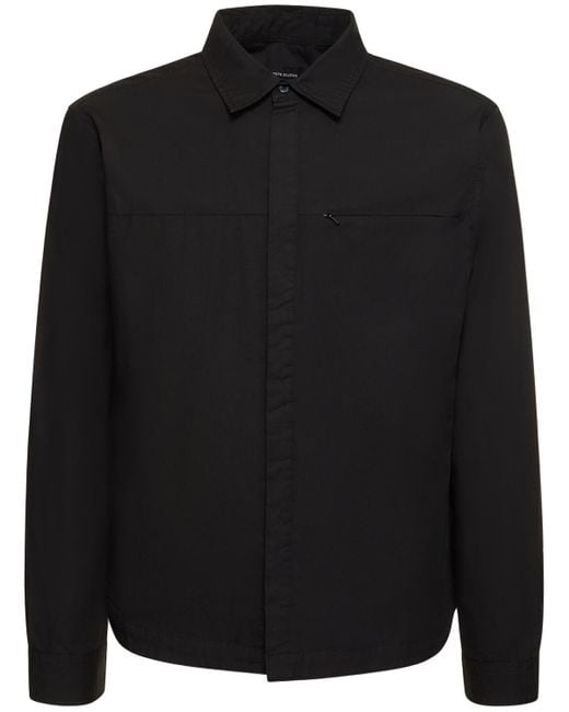 Entire studios Black Regular Cotton Long Sleeve Shirt for men