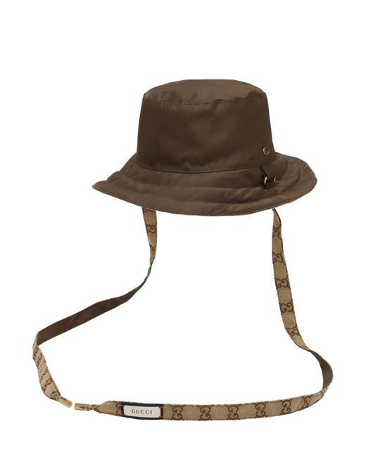 Gucci Reversible gg Bucket Hat in Brown for Men