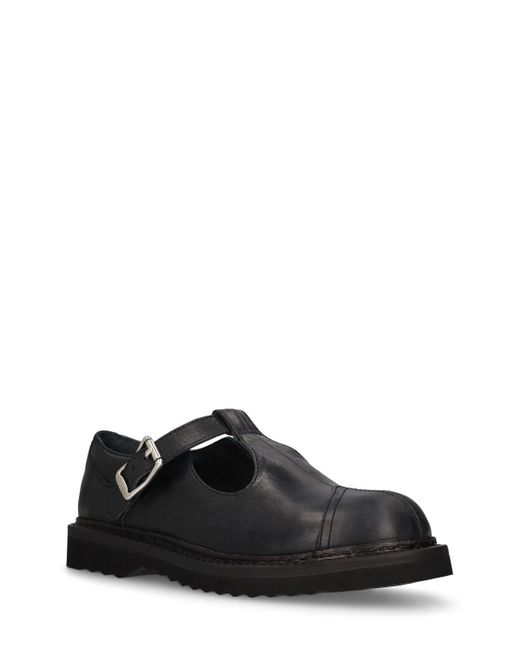 Our Legacy Black Leather Camden Loafers for men
