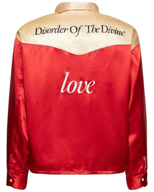 Saint Michael Logojacke "disorder Of The Divine" in Red für Herren