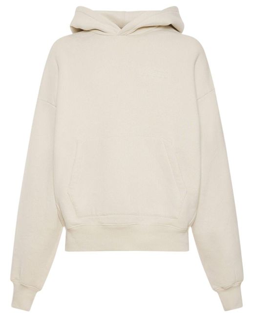 Felpa oversize con cappuccio di Amiri in Natural da Uomo