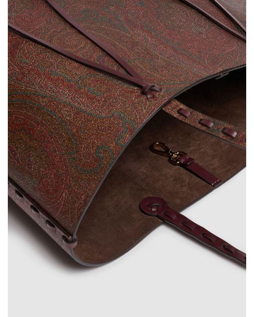 Etro Brown Mittelgroße Tasche "essential Specials Threading"