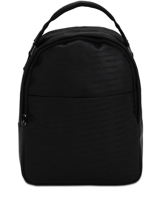 faux leather backpack men