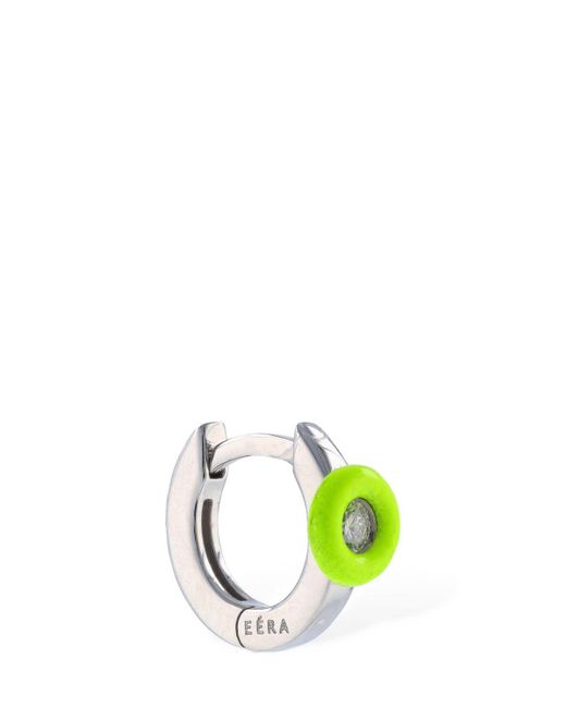 Eera Green 18kt Mini Roma Mono Earring
