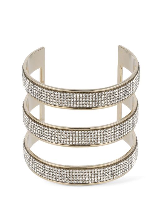 Rosantica White Astoria Crystal Cuff Bracelet