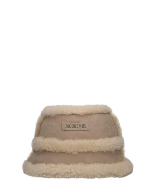 Jacquemus Natural Le Bob Doux Bucket Hat