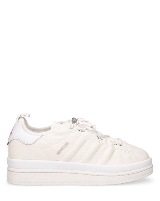 Moncler Genius Natural Moncler X Adidas Campus Leather Sneakers