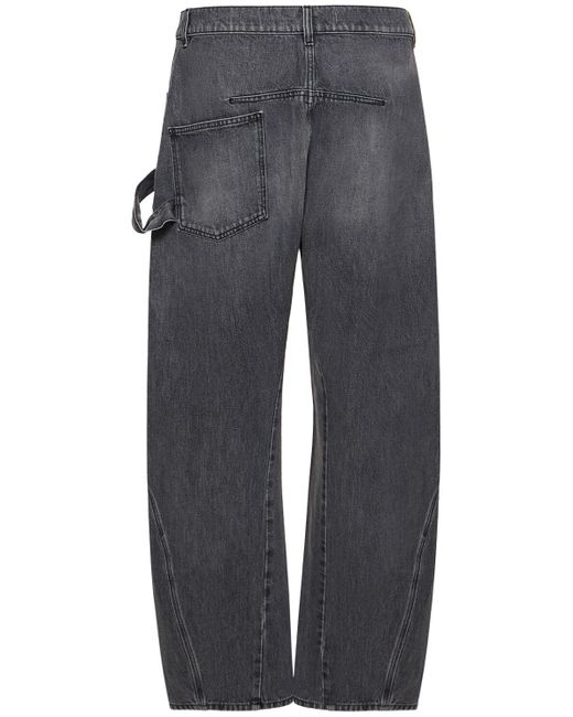 J.W. Anderson Workwear-jeans Aus Baumwolle in Gray für Herren